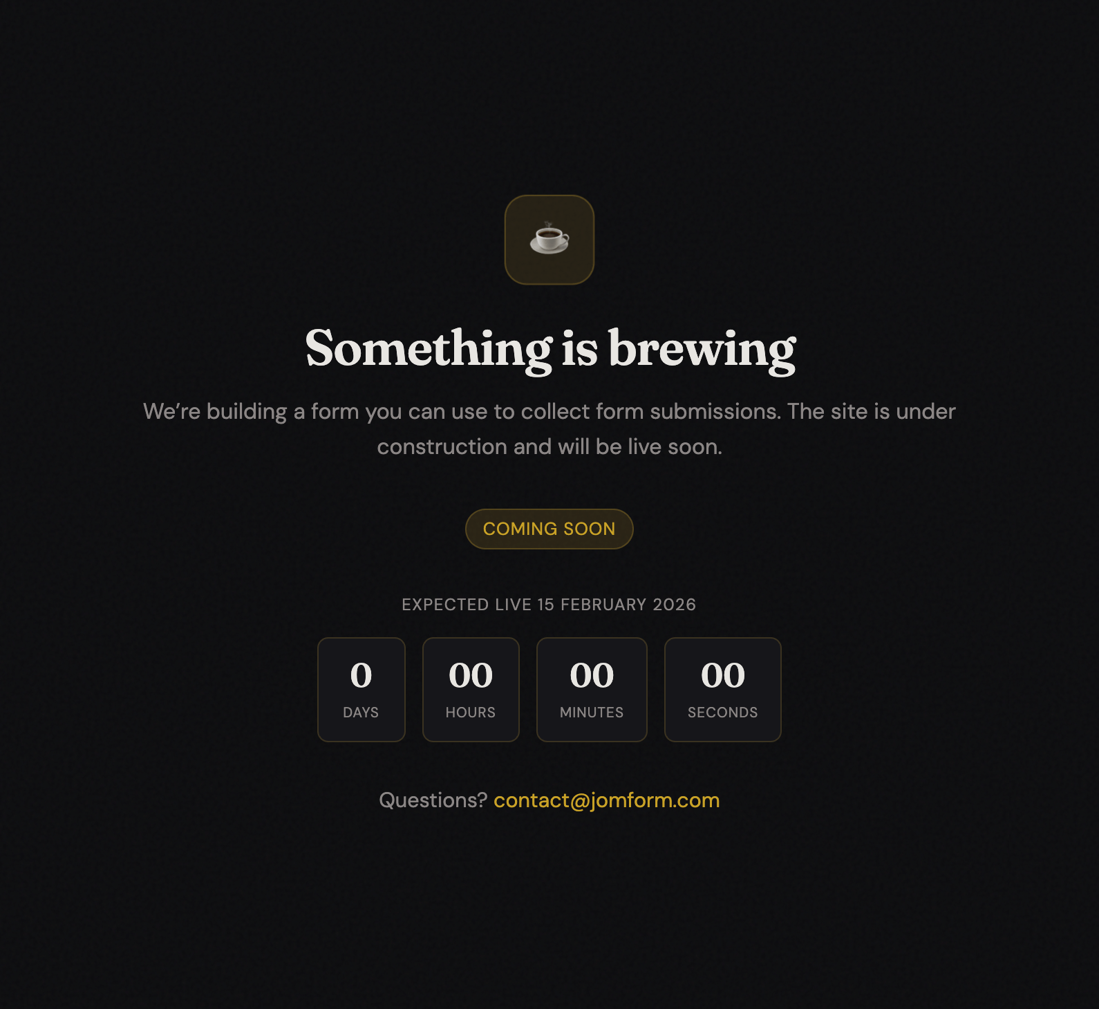 Something Is Brewing